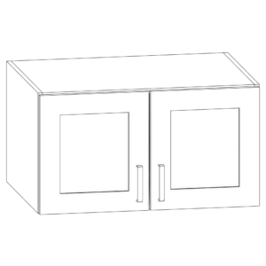 Deep fridge cabinet, 2 door
